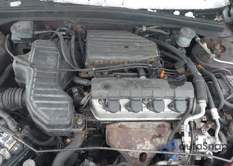 2003 Honda Civic Ex из США, поврежденный, VIN 2HGES26743H506612